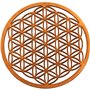 Spruchreif PREMIUM QUALITÄT 100% EMOTIONAL - Fleur de vie en bois dans un ensemble de 2 (Ø 17 cm) - Décoration murale - Décorati