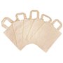 Lot de 5 sacs en tissu non imprimé teinté pour enfants–peinture