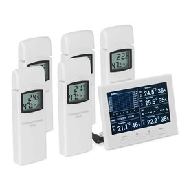 Steinberg Systems Station Météo Centrale Météo sans Fil Enregistreur Données Capteur SBS-RS-500 (Écran LCD