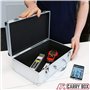 AR Carry Box® Mallette en aluminium argenté ECI 353 x 202 x 115 mm Alu/argenté