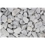 Gartenwelt Riegelsberger Gravier de jardin naturel - 25 kg - Grain de Carrara - 15-25 mm - Gravier décoratif - Pierres