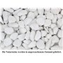 Gartenwelt Riegelsberger Gravier de jardin naturel - 25 kg - Grain de Carrara - 15-25 mm - Gravier décoratif - Pierres