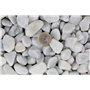 Gartenwelt Riegelsberger Gravier de jardin naturel - 25 kg - Grain de Carrara - 15-25 mm - Gravier décoratif - Pierres