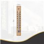 Lantelme 7873 Lot de 3 thermomètres analogiques en bois de hêtre pour extérieur et intérieur
