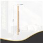 Lantelme 7873 Lot de 3 thermomètres analogiques en bois de hêtre pour extérieur et intérieur