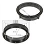 tomzz Audio 2857-002 Anneaux de Haut-parleurs Adaptateurs Supports compatibles avec VW Golf 6 7 Passat Polo Up Beetle pour Haut-