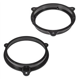 tomzz Audio 2838-002 Anneaux de Haut-parleurs Adaptateurs Supports compatibles avec Nissan Micra Juke Dacia Lodgy Sandero Logan