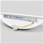 Lindby Applique Murale Guilia à intensité variable (Moderne) en Blanc Plâtre/Terre Cuite e. a. pour Couloir (1 lampe,à E27), App