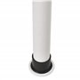 Support de Pot Fleur téléscopique Porte-Pot Stand de Plante Métal et Plastique Réglable en Hauteur Entre 110-305 cm Blanc
