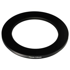 vhbw Bague d'adaptation de Filtre Step-Down de 72 mm vers 52 mm pour Objectif d'appareil Photo - Réducteur
