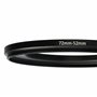 vhbw Bague d'adaptation de Filtre Step-Down de 72 mm vers 52 mm pour Objectif d'appareil Photo - Réducteur, métal, Noir