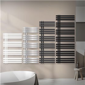 ECD Germany Iron EM Design Sèche-Serviettes - 500 x 1200 mm - Anthracite - Á Panneaux -Chauffage Moderne - Sèche-Serviettes Chau