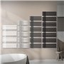 ECD Germany Iron EM Design Sèche-Serviettes - 500 x 1200 mm - Anthracite - Á Panneaux -Chauffage Moderne - Sèche-Serviettes Chau