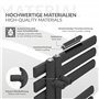 ECD Germany Iron EM Design Sèche-Serviettes - 500 x 1200 mm - Anthracite - Á Panneaux -Chauffage Moderne - Sèche-Serviettes Chau