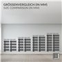 ECD Germany Iron EM Design Sèche-Serviettes - 500 x 1200 mm - Anthracite - Á Panneaux -Chauffage Moderne - Sèche-Serviettes Chau