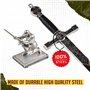 Yourlivingart Arthur Ensemble d’épée miniature au style Excalibur d’ Arthur et de chevalier porte-stylo, épée ouvre-lettre en mé