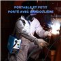 Poste à souder à fil fourré sans gaz - Poste à souder à fil avec 145 Amp et fonction de soudage à l'électrode avec 140 Amp | Voi