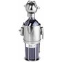 BRUBAKER - Porte-bouteille de vin - Serveur/Sommelier - Sculpture en Métal - Carte de voeux incl. - Idée cadeau originale