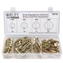 CCLIFE 50 pièces Goupille de lynch avec anneau pour remorque de tracteur agricole，Assortiment de goupilles clips rond sécurité 4