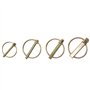 CCLIFE 50 pièces Goupille de lynch avec anneau pour remorque de tracteur agricole，Assortiment de goupilles clips rond sécurité 4