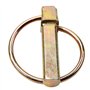 CCLIFE 50 pièces Goupille de lynch avec anneau pour remorque de tracteur agricole，Assortiment de goupilles clips rond sécurité 4