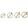 CCLIFE 50 pièces Goupille de lynch avec anneau pour remorque de tracteur agricole，Assortiment de goupilles clips rond sécurité 4