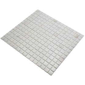 Carreaux de mosaïque blanche pour piscine