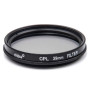 vhbw Filtre polarisant Universel pour Les objectifs d'appareil Photo 39mm - Polariseur Circulaire (CPL)
