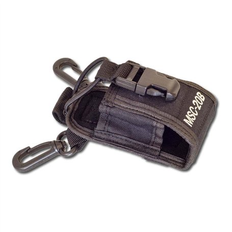 vhbw Étui Type MSC-20B pour Divers Talkie walkie et radios - 75 x 65 x 120 mm