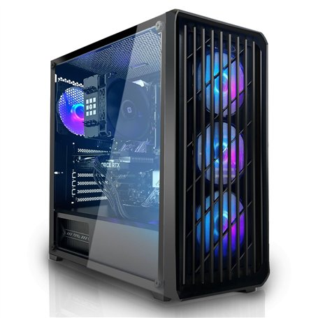 SYSTEMTREFF PC Gamer Basique AMD Ryzen 5 3600 6x4.2GHz | AMD Radeon RX 6600 | 512Go M.2 NVMe | 16Go DDR4 RAM | Windows 11 | Ordi