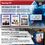 SYSTEMTREFF PC Gamer Basique AMD Ryzen 5 4500 6x4.1GHz | AMD Radeon RX 6400 | 512Go M.2 NVMe + 1To HDD | 16Go DDR4 RAM | Windows