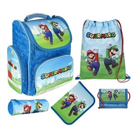 Familando Super Mario Cartable modèle Clou