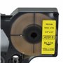 vhbw Ruban remplacement pour Dymo 40918, D1 pour imprimante d'étiquettes 9mm Noir sur Jaune