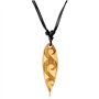 CHICNET Chaîne de surf en bois d'olivier - Gravure réglable - Marron clair - Pour homme et femme, Bois