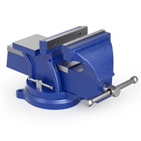 WilTec Étau d’atelier Light Duty 100 mm Mâchoire de serrage & Enclume pour Contrainte faible Établi