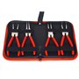 XPOtool Pince Seeger Jeu 4 pcs. Pince à circlips Intérieur et Extérieur Coudé 90° Pince droite
