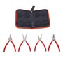 XPOtool Pince Seeger Jeu 4 pcs. Pince à circlips Intérieur et Extérieur Coudé 90° Pince droite