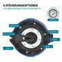 WilTec Filtre à Sable 250W 14L Cuve de Filtration Pompe Auto-amorçante 10000L/h Piscine Hors-Sol