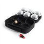Toboli Set Pétanque 6 Boules en métal avec Cochonnet But Housse Nylon Mètre de pétanque Sport Losirs