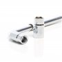 XPOtool Clé démonte-roue télescopique avec douilles de 17/19 mm et 21/23 mm Clé d’écrou de roue