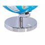 Globe Terrestre Lumineux LED Bleu 30 cm de Hauteur à Piles Accessoire Déco pour Salon Bureau ou Bibliothèque au Style Moderne Be