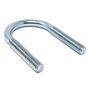 Design61 Lot de 4 vis à étrier DIN 3570 - En acier rond - M10 - Diamètre : 25,0-26,9 mm - Étrier fileté galvanisé - Boulons en U