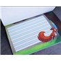 Bloc-notes pour rentrée scolaire Squirrels polyvalent Pour les élèves en rentrée scolaire Calcul Peinture Écriture facile A5 41 