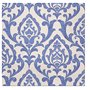 Lot de 20 serviettes en papier motif Tiles - Bleues - 33 x 33 cm