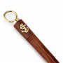 NKlaus chausse-pied 46cm long en laiton doré avec manche en bois chausse-pied stable 11729