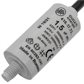 Lumonic Condensateur de démarrage 416.17.73 A [incl. câble 35cm] | Condensateur moteur 1