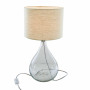 LOBERON Lampe de table Préline - Pied soufflé à la bouche - Design intemporel - Lampe de table - Accessoire d'intérieur - Verre