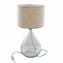 LOBERON Lampe de table Préline - Pied soufflé à la bouche - Design intemporel - Lampe de table - Accessoire d'intérieur - Verre 
