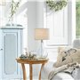 LOBERON Lampe de table Préline - Pied soufflé à la bouche - Design intemporel - Lampe de table - Accessoire d'intérieur - Verre 