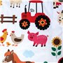 Theonoi Parure de lit complète pour enfant - Housse de couette 100 x 135 cm et taie d'oreiller 40 x 60 cm - En coton - Certifié 